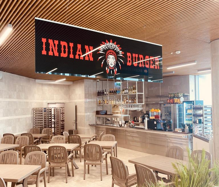 Restauracja Indian Burger w Termach Poddębice